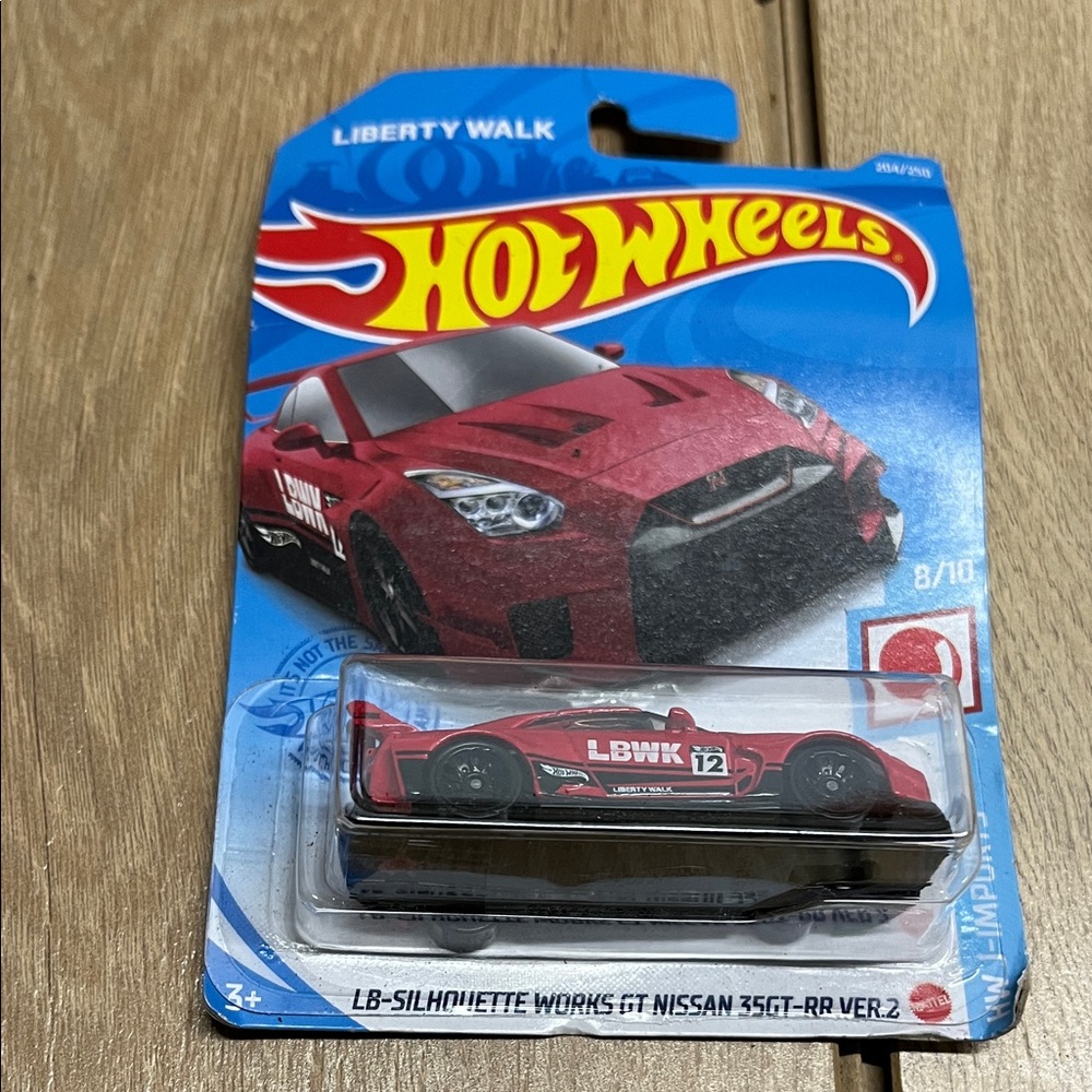 Hot Wheels Red LB-Silhouette Works GT Nissan 35GT-RR Ver.2